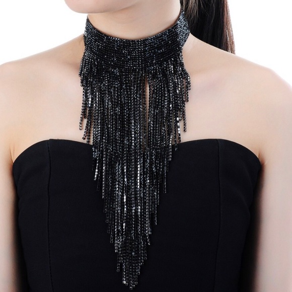 Jewelry - Black Crystal Choker